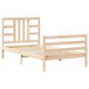 vidaXL Cama sem colch&atilde;o 100x200 cm madeira de pinho maci&ccedil;a