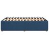 vidaXL Estrutura de cama sem colch&atilde;o 120x200 cm tecido azul