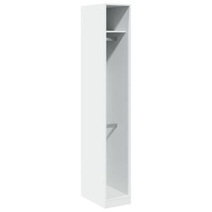 vidaXL Roupeiro 30x50x200 cm derivados de madeira branco