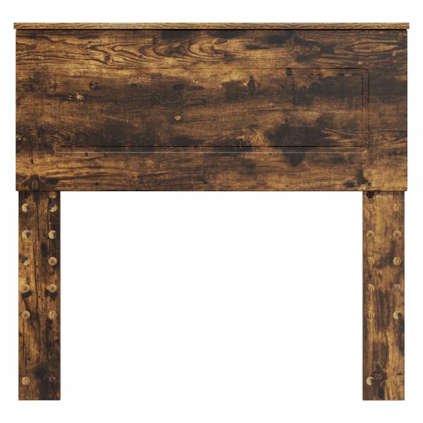 vidaXL Cabeceira Carvalho Defumado 100 cm Madeira processada