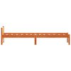 vidaXL Estrutura da Cama Marrom Cera 205.5 x 95.5 x 51 cm