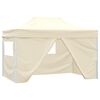 vidaXL Tenda de Festa Creme 280 x 410 x 315 cm Tecido Oxford