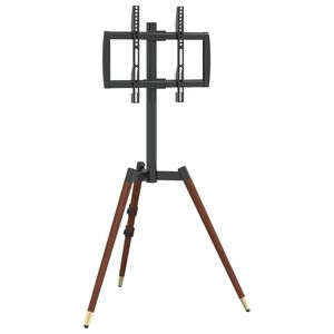 vidaXL Suporte trip&eacute; p/ TV ecr&atilde;s de 37-65" Max VESA 400x400 mm 40kg