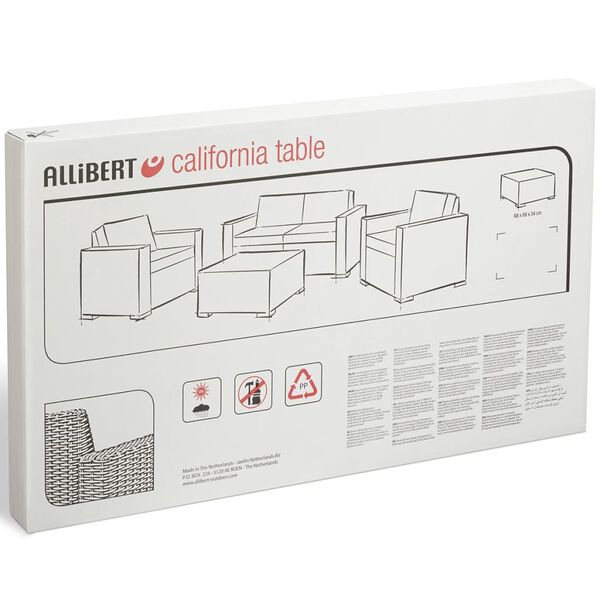 Keter Mesa de exterior California grafite 197421