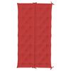 vidaXL Almofad&atilde;o banco jardim 200x(50+50)x7cm tecido oxford vermelho