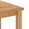 vidaXL Mesa de centro Castanho 85 x 85 x 45 cm Madeira de teca maciça