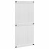 vidaXL Porta de celeiro CORONA 100 x 210 cm Madeira de Pinho Maci&ccedil;a