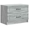 vidaXL Arm&aacute;rio de Cabeceira Sonoma Cinzento 62 x 34,5 x 44,5 cm