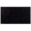 vidaXL Placa de cer&acirc;mica com 5 discos ecr&atilde; t&aacute;til 8500 W 77 cm
