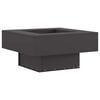 vidaXL Bowl de Fogo Preto A&ccedil;o resistente &agrave;s intemp&eacute;ries