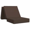 vidaXL Sof&aacute; Cama Dobr&aacute;vel 90 x 67 x 45 cm Cinzento-acastanhado