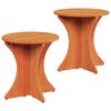 vidaXL Mesa de centro 2 unid. Marrom Cera 46 x 46 x 47 cm
