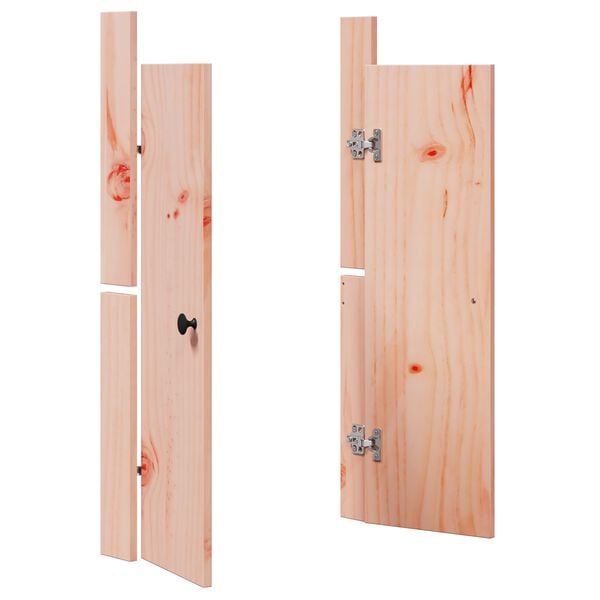vidaXL Porta de Cozinha MEPPEL 2 pcs Castanho 50 x 9 x 82 cm