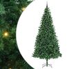 vidaXL &Aacute;rvore de Natal Artificial Verde 300 cm PVC, Metal e Pl&aacute;stico