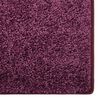 vidaXL Tapete antiderrapante de pelo suave 57x150 cm roxo
