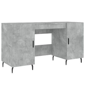 vidaXL Secret&aacute;ria 140x50x75 cm derivados de madeira cinza cimento