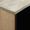 vidaXL Buffet Branco 80 x 33 x 75 cm Madeira de mangueira maci&ccedil;a
