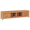 vidaXL M&oacute;vel de TV 115x30x35 cm madeira de teca maci&ccedil;a