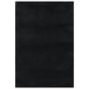 vidaXL Tapete felpudo preto 240x305 cm poli&eacute;ster