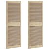 vidaXL Porta de Arm&aacute;rio com porta 2 pcs Natural 170 x 2,1 x 59,5 cm