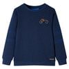 Sweatshirt para crian&ccedil;a azul-escuro mesclado 104