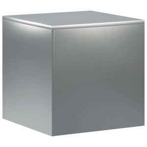 vidaXL Suporte para Plantas Prateado 40 x 40 x 40 cm A&ccedil;o