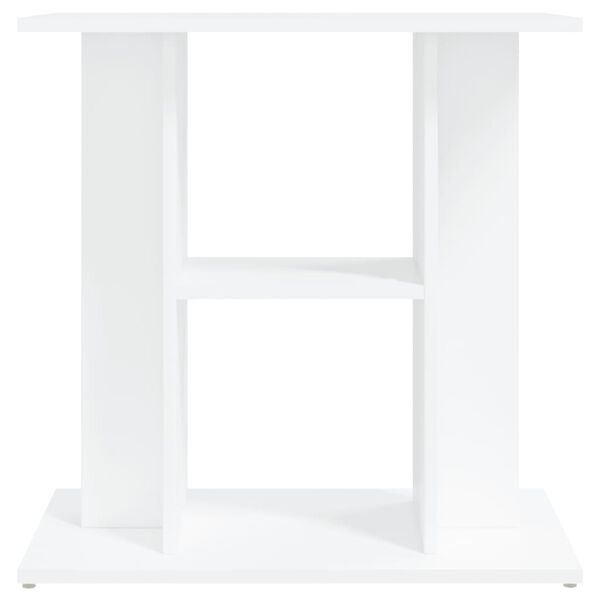 vidaXL Suporte de aqu&aacute;rio 60x30x60 cm derivados de madeira branco