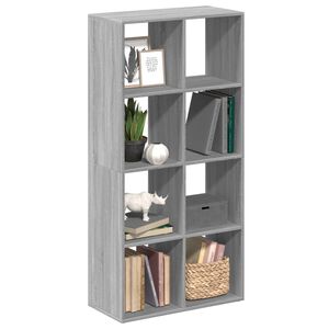 vidaXL Estante divis&oacute;ria 69,5x29x137,5 cm deriv. madeira cinza sonoma