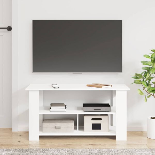 vidaXL Suporte de TV Branco 100 x 40 x 50 cm