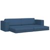 vidaXL Sof&aacute;-Cama 200cm Azul Marinho tecido
