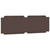 vidaXL Almofad&atilde;o de cabeceira Zadar 160 cm couro artificial castanho