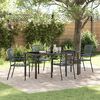 vidaXL Conjunto de Jantar para Jardim 5 pcs Antracite