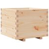 vidaXL Vaso/floreira de jardim 60x60x49,5 cm madeira de pinho maci&ccedil;a