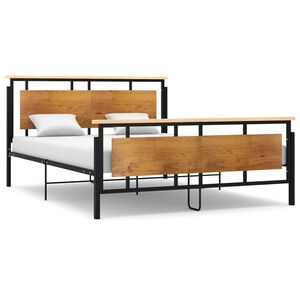 vidaXL Estrutura de cama 160x200 cm metal