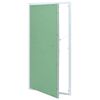 vidaXL Painel de Acesso Verde e Prata 55 x 105 cm Alum&iacute;nio e Gesso