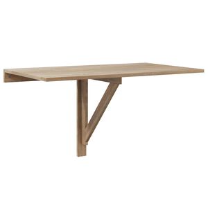 vidaXL Mesa de parede dobr&aacute;vel 100x60 cm carvalho