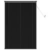 vidaXL Cortina Veneziana Manual Ajust&aacute;vel Preto 150 x 80 cm PVC