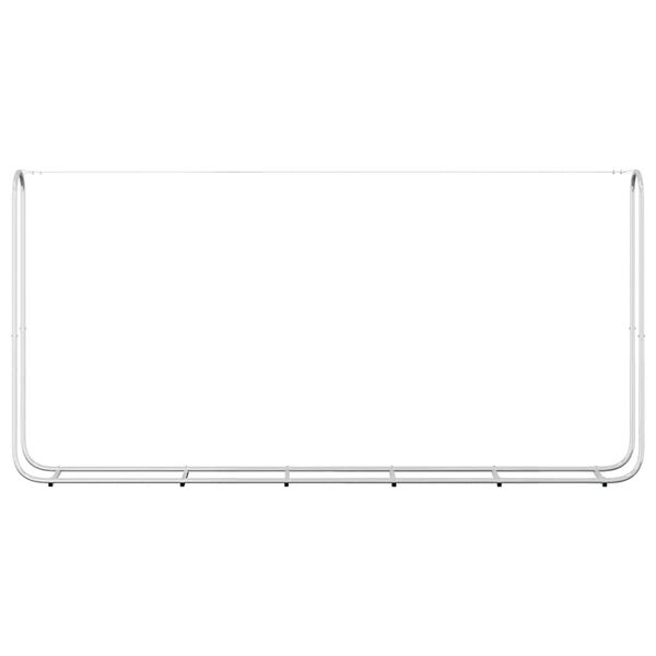 vidaXL Suporte para lenha 300x25x150 cm a&ccedil;o galvanizado