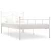 vidaXL Estrutura de cama 100x200 cm metal branco