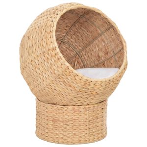 vidaXL Cesto para gatos de ervas marinhas