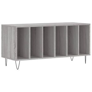 vidaXL Arm&aacute;rio p/ discos 100x38x48cm derivados madeira cinzento sonoma
