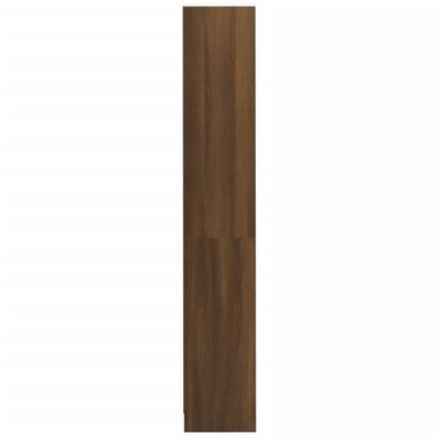 vidaXL Estante 4 prateleiras 80x24x142cm derivados de madeira castanho