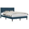 vidaXL Estrutura da Cama com cabeceira Azul 140 x 200 cm Veludo