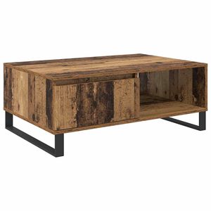 vidaXL Mesa de centro Madeira Antiga 90 x 60 x 35 cm