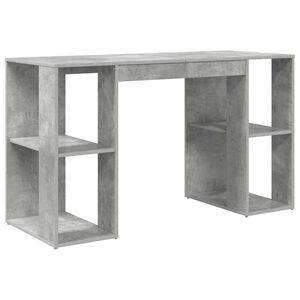 vidaXL Mesa Cinzento Derivados de Madeira 130 x 50,5 x 75 cm