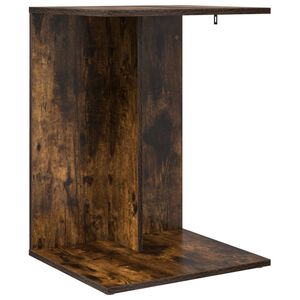 vidaXL Mesa Lateral Carvalho Defumado 45 x 40 x 62,5 cm