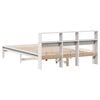 vidaXL Cama sem colch&atilde;o 140x190 cm madeira de pinho maci&ccedil;a branco