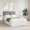 vidaXL Estrutura de Cama com Cabeceira Estofada Cinzento-claro