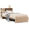 vidaXL Cama com estante sem colch&atilde;o 75x190 cm pinho maci&ccedil;o