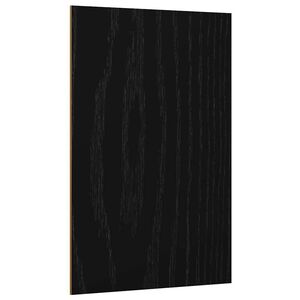 vidaXL Pain&eacute;is de Decora&ccedil;&atilde;o 12 unid. Carvalho Preto 40 x 60 x 0,27 cm